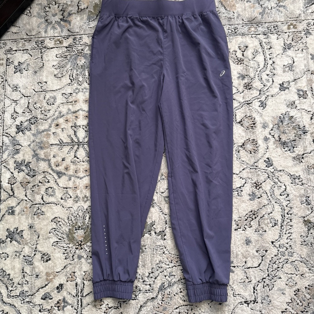 Asics Women's Woven Jogger Lavender purple - UNLINED Size‎ Large